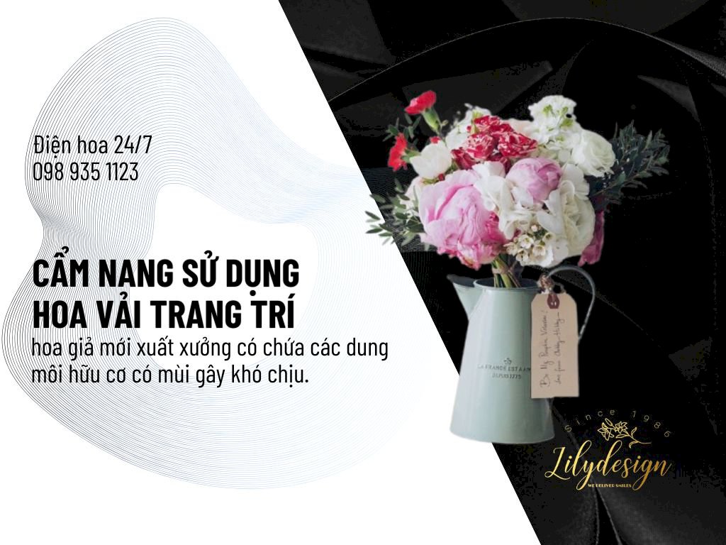 Cách tránh ngộ độc từ mùi của hoa giả