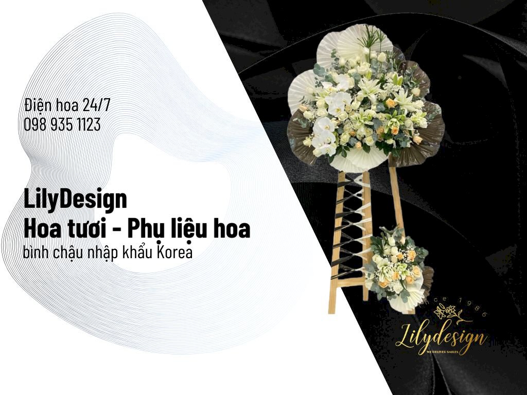 LilyDesign hoa tươi, hoa vải, bình chậu hoa, phụ liệu cắm hoa từ Korea