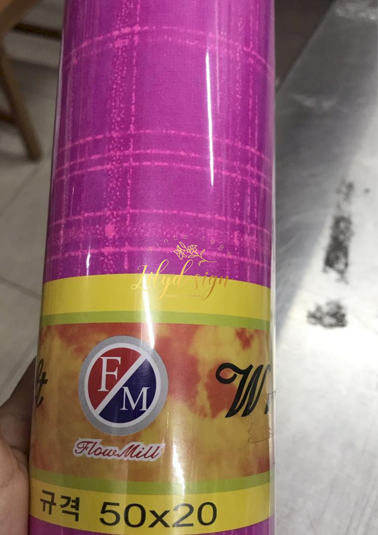 Giấy gói hoa nhập khẩu từ Korea Hàn Quốc - PLNK12 - Ảnh: 2