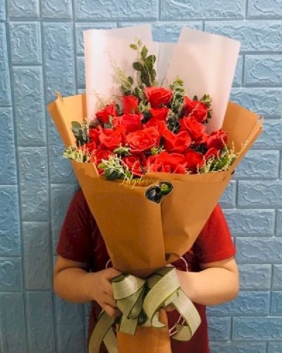 Bó hoa hồng đỏ tặng sinh nhật - LDNK232