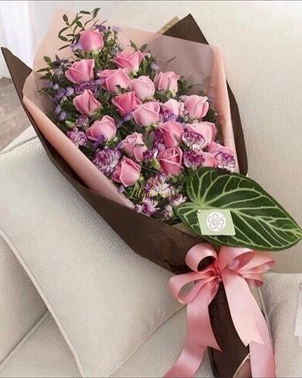 Bó hoa hồng dáng dài tặng bạn gái - LDNK96