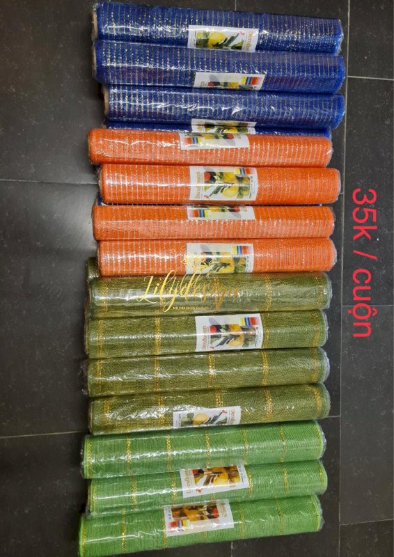 Lưới Kim Tuyến cuộn khổ 52cm dùng trang trí, gói quà và bó hoa đẹp - PLNK13